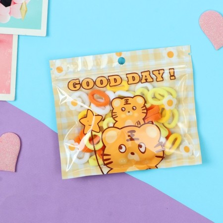 Hair gum "Good wishes" (set of 50 pcs) cats, 2 cm, mix-1