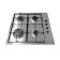 The hob Lex GVS 644-1 IX, gas, 4 burners, silver