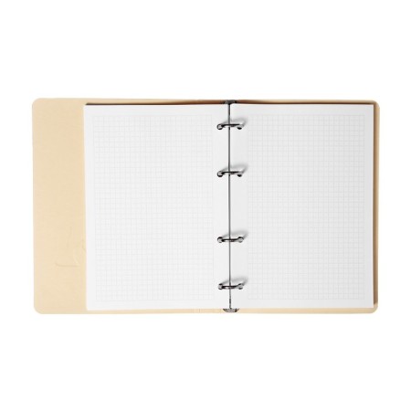 Notebook A5, 100 sheets, on 4 rings, My Dreams No. 15, Soft-Touch lamination, foil embossing, matte varnish varnish-3