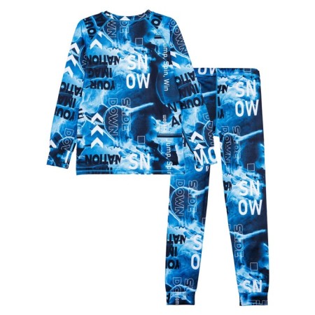 Thermal complex for a boy: trousers, sweatshirt, height 128 cm-4