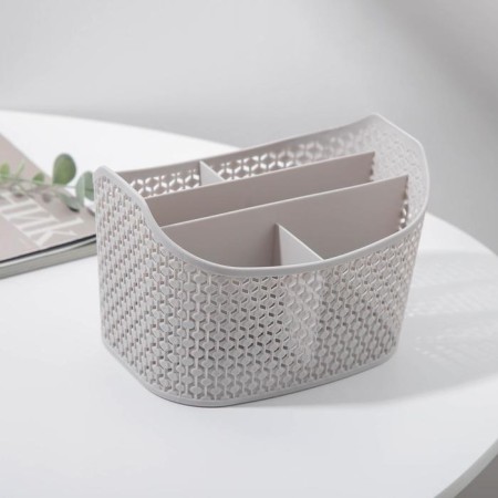 Storage basket, 5 departments, 18.3 × 14.2 × 11.7 cm, color mix-4
