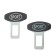 Nova Bright, metallic, set 2 pcs