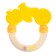 A set of rattles with a teether's teeth “Fruitics. Apple ", 4 pcs