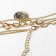 Pendant "Chain" Subtletedness, Color Gold, 60cm