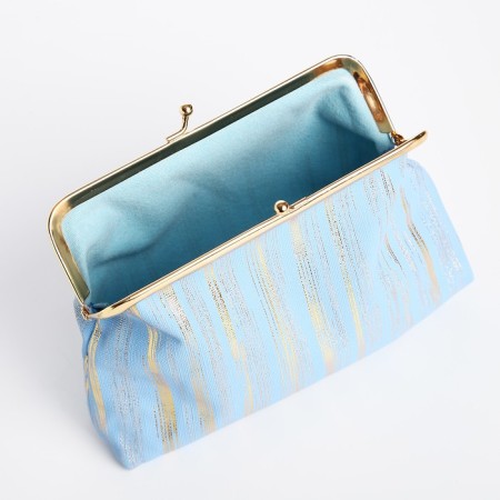 Cosmetic bag on the farmar, blue color-2