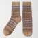 Women's socks insulated minku "stripes", rr 36-39 cm