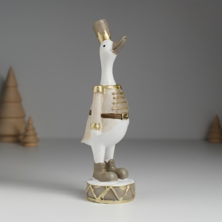 Souvenir Polystone "Gus in Military Uniform" 5.5x5.5x17 cm