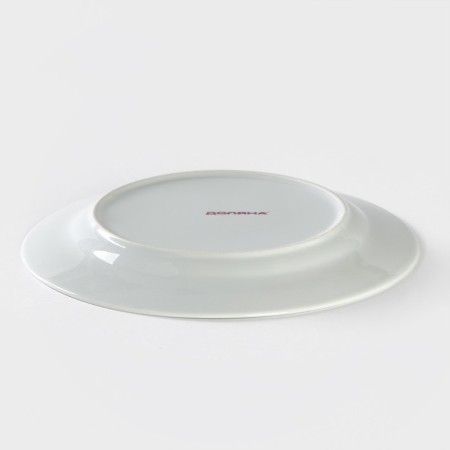 Plate ceramic dessert shade "Madonna", d = 19 cm, white color-2