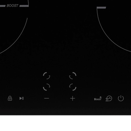 Krona Magier 60 BL 4BTK, induction, 4 burners, sensor, black-3