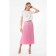 Female skirt, size 42, pink color
