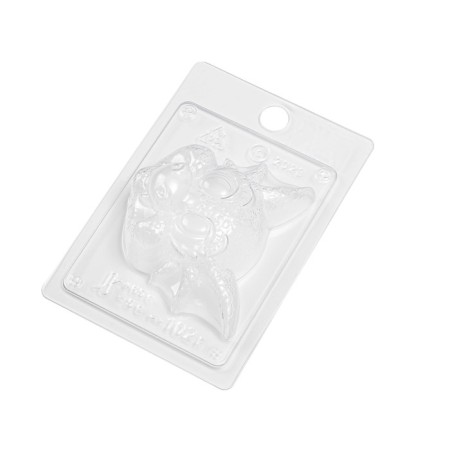 Chocolate shape Plastic “Dragon Head”, symbol of 2024, product size 8.5 × 7.5 × 3 cm, transparent color-2