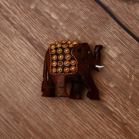 Souvenir "Elephant" wood 8 cm-3