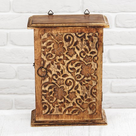 Key "Patterns from flowers" wood 21*9*26 cm-3