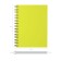 Notebook on the crest A5, 120 sheets in the Erichkrause Neon cage, glossy lamination, embossing "Leno", combined cover, mix