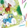 Painting giant "Fun Farm", 84 × 59 cm, blue tractor
