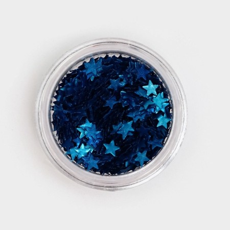 Glitter Figure Stars Blue 0.5 g-2