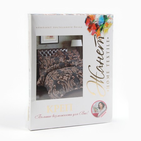 Bed linen Pavline Euro 7955 200x220, 200x220, 70x70cm 2pcs 90g/m, polyester 100%-4
