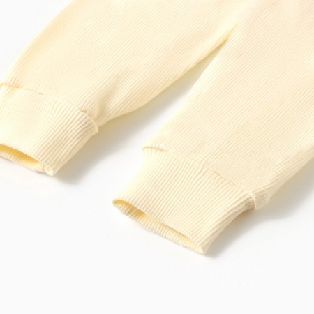 Set (longshit and trousers) children's minku, ivory color, height 86-92 cm-4