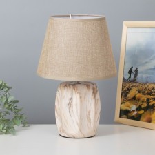 Table lamp 16616/1BE E14 40W Beige 22.5x22.5x34 cm Risalux