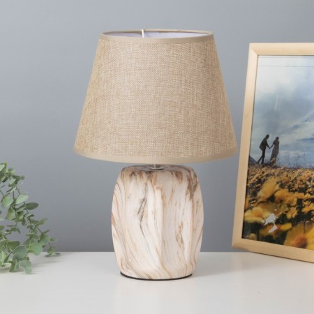 Table lamp 16616/1BE E14 40W Beige 22.5x22.5x34 cm Risalux