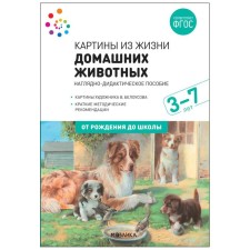 Visual material. Pictures from the life of pets. 3-7 years. GEF.