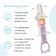 Medicine input dispenser, lavender color