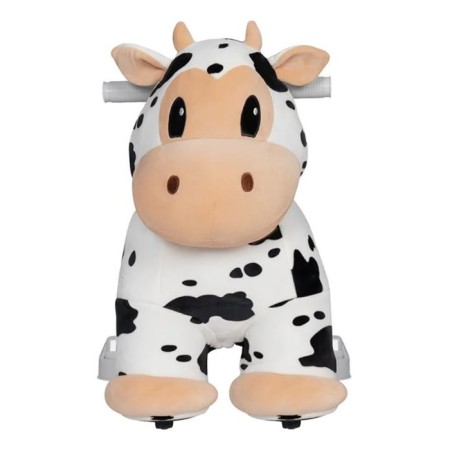 Children's electric car Farfello "Cow", white color-3