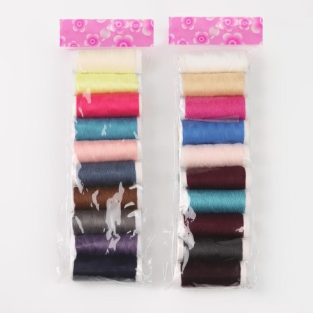 Set of threads "Rainbow", 40/2, 36.5 m, 10 pcs, color mix-4