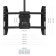 Black Black 4 40 "-80" Max.50kg Ceiling Tilt Close