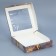 Confectionery packaging, a box with lamination "Marble", 20 x 20 x 4 cm