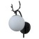 Bra 2493/1 E27 40W Black 15x35 cm