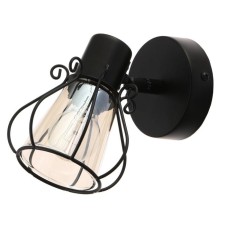 Bra Spot 35018/1 1x40W E14, Black, 9x17x16 cm