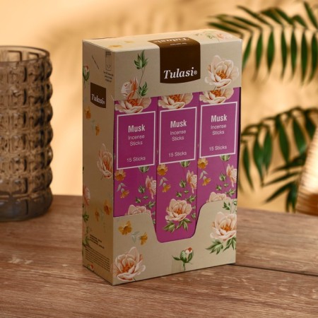 Incense "tulasi" 15 fragrances musk-1