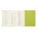 Leduced A5 Diary, 160 sheets, Devente.irene, solid combined cover of artificial leather, cream block 70 g/m2, mint