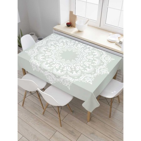 The tablecloth "Classic ornament", rectangular, Saten, size 120x145 cm