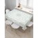 The tablecloth "Classic ornament", rectangular, Saten, size 120x145 cm