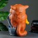 Piggy bank "Cat Fisherman Medium" 41x23x18cm