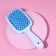 The comb is massage, wide, ventilated, 8.5 × 20.5 cm, PVC box, color mix/white
