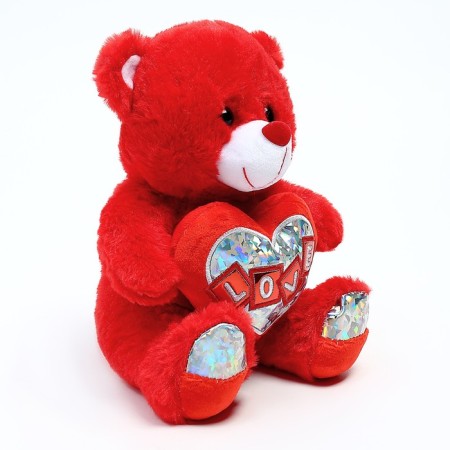 Soft toy "Bear with Heart", 25 cm, color mix-1