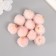 Decor for creativity Artificial fur "ball" Direct pink set 10 pcs, D = 2 cm