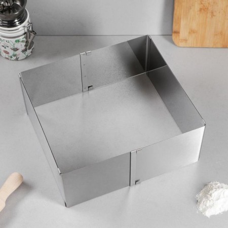 Baking form with “rectangular” size adjustment, H -12 cm, 15x25 - 27x48 cm-3