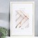 Photo frame plastic "Mira" 40x60 cm white (plastic screen)