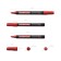 Permanent marker 0.8-2.2 mm, Erichkrause P-200, red
