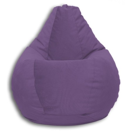 The hand-bag “Pear” is positive Liberty, size m, diameter 70 cm, height 90 cm, velor, purple color