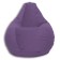 The hand-bag “Pear” is positive Liberty, size m, diameter 70 cm, height 90 cm, velor, purple color
