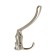 Hook furniture tundra TKT004, three -rod, matte nickel
