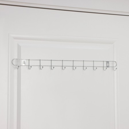 The hanger wall share "Summer", 10 hooks, 55 × 5 × 3.5 cm, chrome