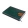 Dated diary 2025, A5, 176 sheets, Hong Kong, solid cover, pancake embossing, with liesse, block 80 g/m2, green