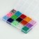 Set for creating jewelry, 15 colors, size 1 piece: 3 mm., Fishing line, scissors