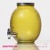 Dispenter for drinks Glass "Fresh", 4 l, 21 × 16 × 24 cm, yellow color